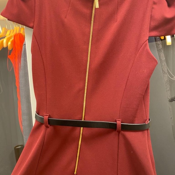 Belted Fit-&-Flare Dress - Calvin Klien - Picture 4 of 4